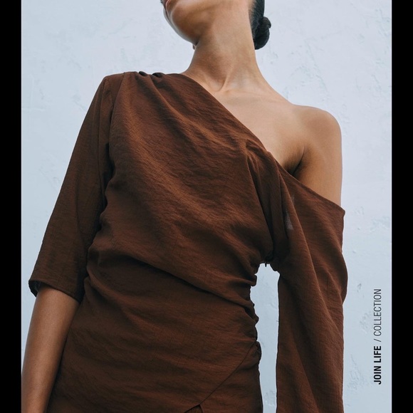 Zara Draped Skirt and Top set - Picture 5 of 10